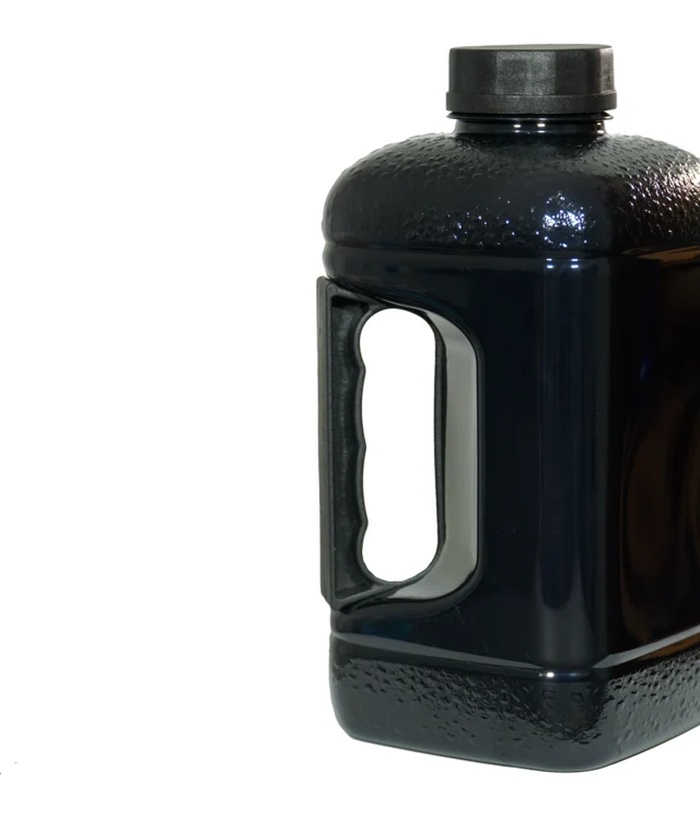 Galão Fit de 1,5L, na cor preta