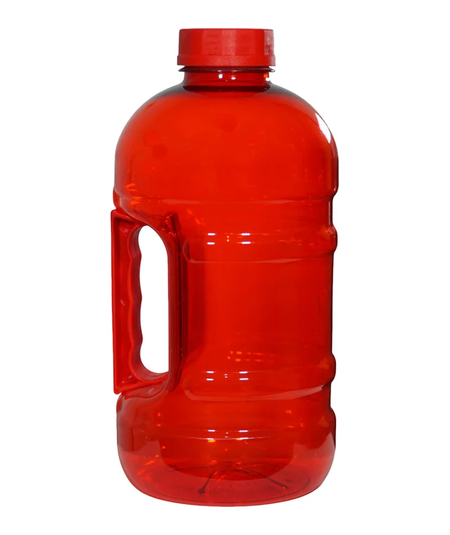 Galão Fit de 1,8L com alça, na cor vermelha