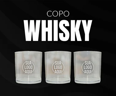 Copo de Whisky personalizado da Plastix