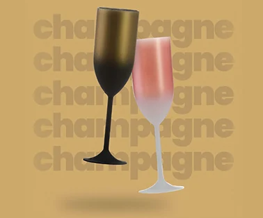 Taça de Champagne personalizado da Plastix